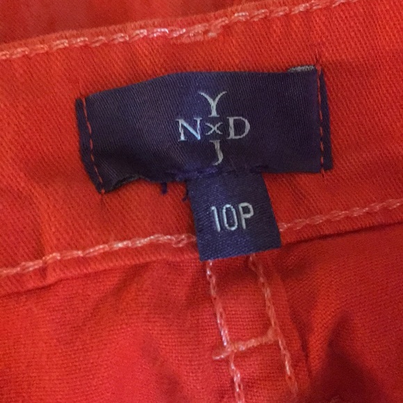 NWOT NYDJ Orange Ankle Jeans - Picture 5 of 16